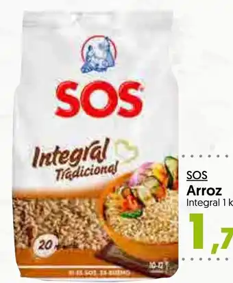 Hiper Usera SOS Arroz Integral 1 kg oferta