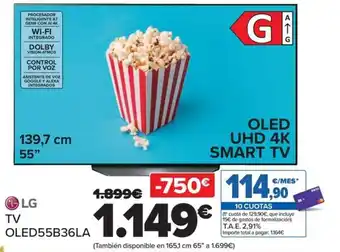 Carrefour TV OLED55B36LA oferta