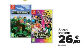 Carrefour Juegos oferta