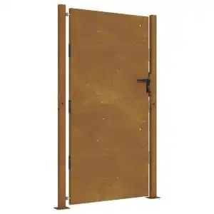 Brico Depôt Vidaxl puerta de jardín acero corten 105x180 cm oferta