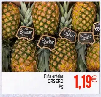 Plenus Supermercados Orsero Piña enteira kg oferta