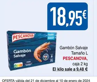 Gambón Salvaje Tamaño L PESCANOVA,