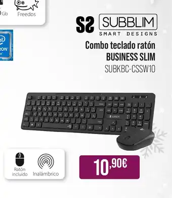 MR Micro Combo teclado ratón BUSINESS SLIM SUBKBC-CSSW10 oferta