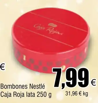 FROIZ Bombones Nestlé Caja Roja lata 250 g oferta