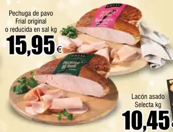 FROIZ Pechuga de pavo Frial original o reducida en sal kg oferta