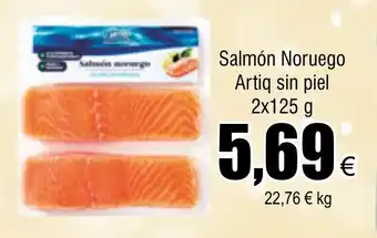 FROIZ Salmón Noruego Artiq sin piel 2x125 g oferta