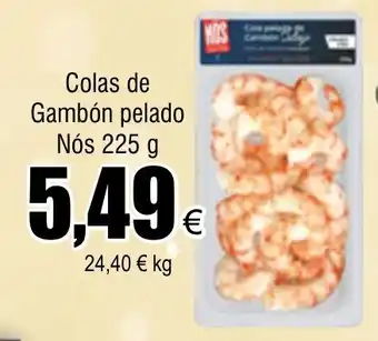 FROIZ Colas de Gambón pelado Nós 225 g oferta