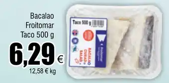 FROIZ Bacalao Froitomar Taco 500 g oferta