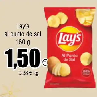FROIZ Lay's al punto de sal 160 g oferta