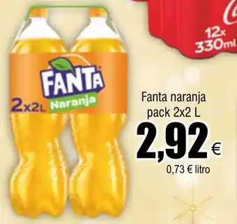 FROIZ Fanta naranja pack 2x2 L oferta