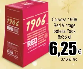 FROIZ Cerveza 1906 Red Vintage botella Pack 6x33 cl oferta