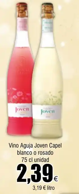 FROIZ Vino Aguja Joven Capel blanco o rosado 75 cl unidad oferta
