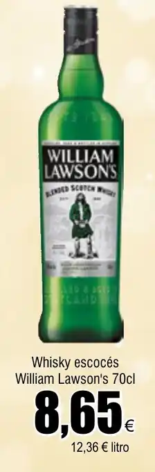 FROIZ Whisky escocés William Lawson's 70cl oferta
