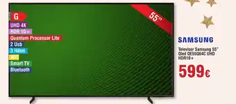 FROIZ SAMSUNG Televisor Samsung 55" Qled QE55Q64C UHD HDR10+ oferta