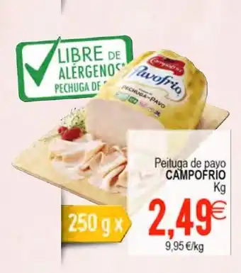Plenus Supermercados Campofrio Peituga de payo 250 g x oferta