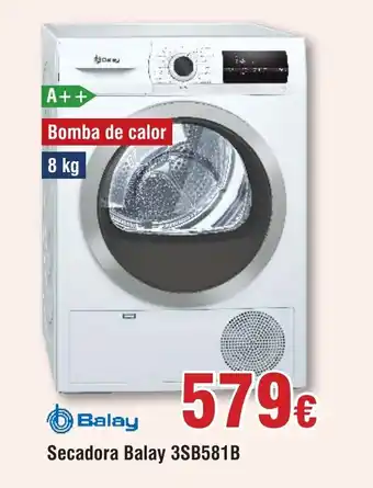 FROIZ Secadora Balay 3SB581B oferta