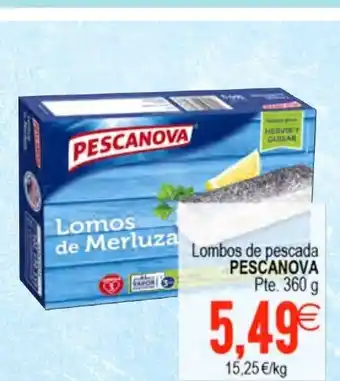 Plenus Supermercados Pescanova Lombos de pescada Pte. 360g oferta