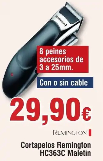 FROIZ Cortapelos Remington HC363C Maletín oferta