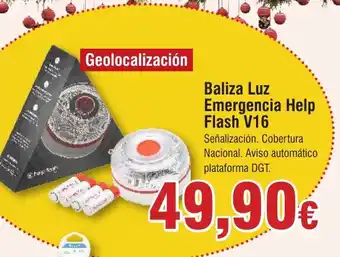 FROIZ Baliza Luz Emergencia Help Flash V16 oferta