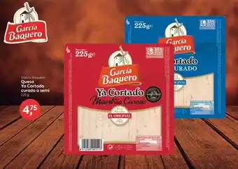 Suma Supermercados García Baquero Queso Ya Cortado curado o semi 225 g. oferta