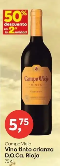 Suma Supermercados Vino tinto crianza D.O.Ca. Rioja 75 cl. oferta
