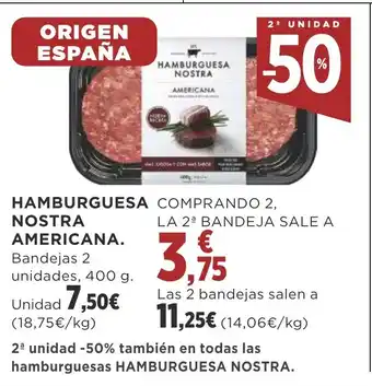 Supercor HAMBURGUESA NOSTRA AMERICANA oferta