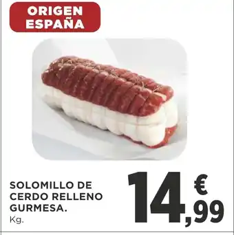 Supercor SOLOMILLO DE CERDO RELLENO GURMESA. oferta