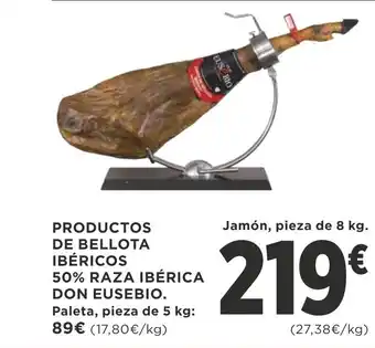Supercor PRODUCTOS DE BELLOTA IBÉRICOS 50% RAZA IBÉRICA DON EUSEBIO oferta