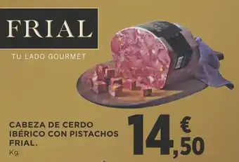 Supercor CABEZA DE CERDO IBÉRICO CON PISTACHOS FRIAL. oferta