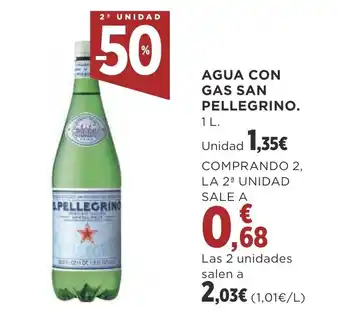 Supercor AGUA CON GAS SAN PELLEGRINO. oferta
