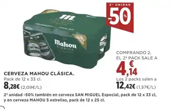 Supercor CERVEZA MAHOU CLÁSICA. oferta