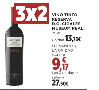 Supercor VINO TINTO RESERVA D.O. CIGALES MUSEUM REAL. 75 cl. oferta