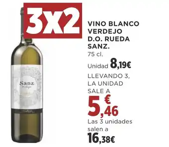 Supercor VINO BLANCO VERDEJO D.O. RUEDA SANZ. oferta