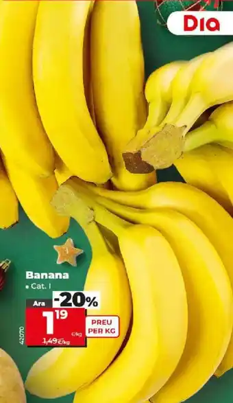 Dia Banana . Cat. I oferta