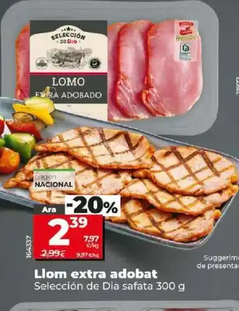 Dia Llom extra adobat Selección de Dia safata 300 g oferta