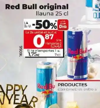 Dia Red Bull original oferta