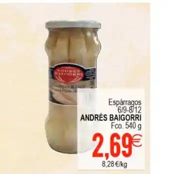 Andrés Baigorri Espárragos 6/9-8/12 540 g