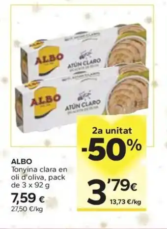 Caprabo ALBO oferta