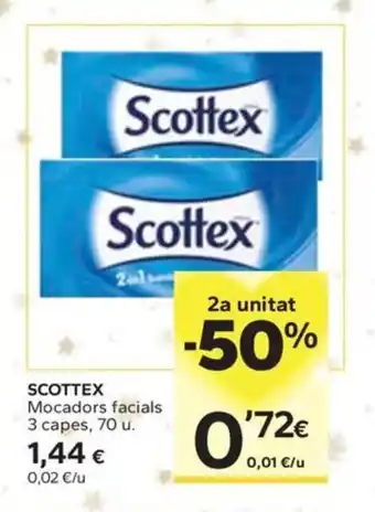 Caprabo SCOTTEX oferta