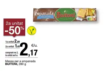 BonpreuEsclat Massa per a empanada BUITONI, 280 g oferta