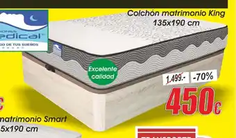 Hipo Gegant Colchón matrimonio King 135x190 cm oferta