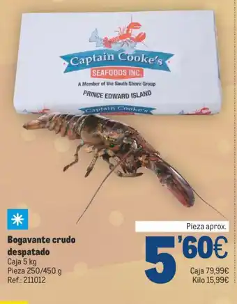 Makro Bogavante crudo despatado oferta