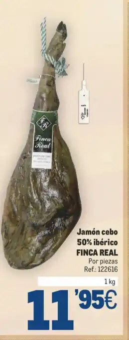 Makro Jamón cebo 50% ibérico FINCA REAL oferta