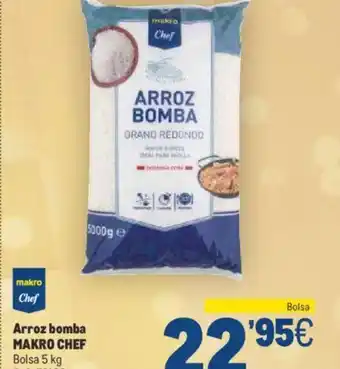 Makro Arroz bomba MAKRO CHEF oferta