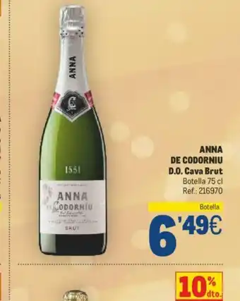 Makro ANNA DE CODORNIU D.O. Cava Brut oferta