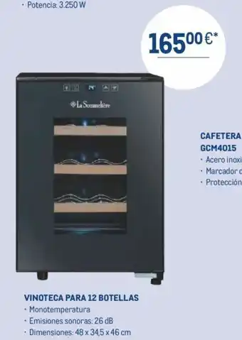 Makro VINOTECA PARA 12 BOTELLAS oferta