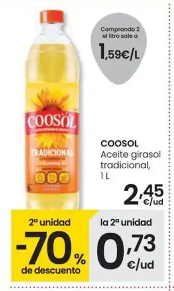 Eroski COOSOL Aceite girasol tradicional, oferta
