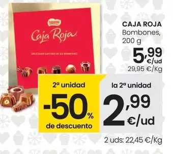 Eroski CAJA ROJA Bombones oferta