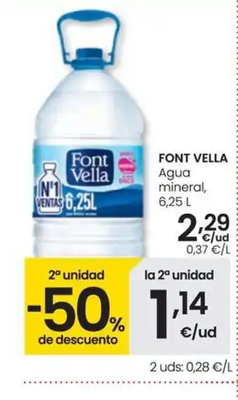 Eroski FONT VELLA oferta
