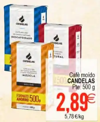 Plenus Supermercados Candelas Cafè moído Pte. 500g oferta